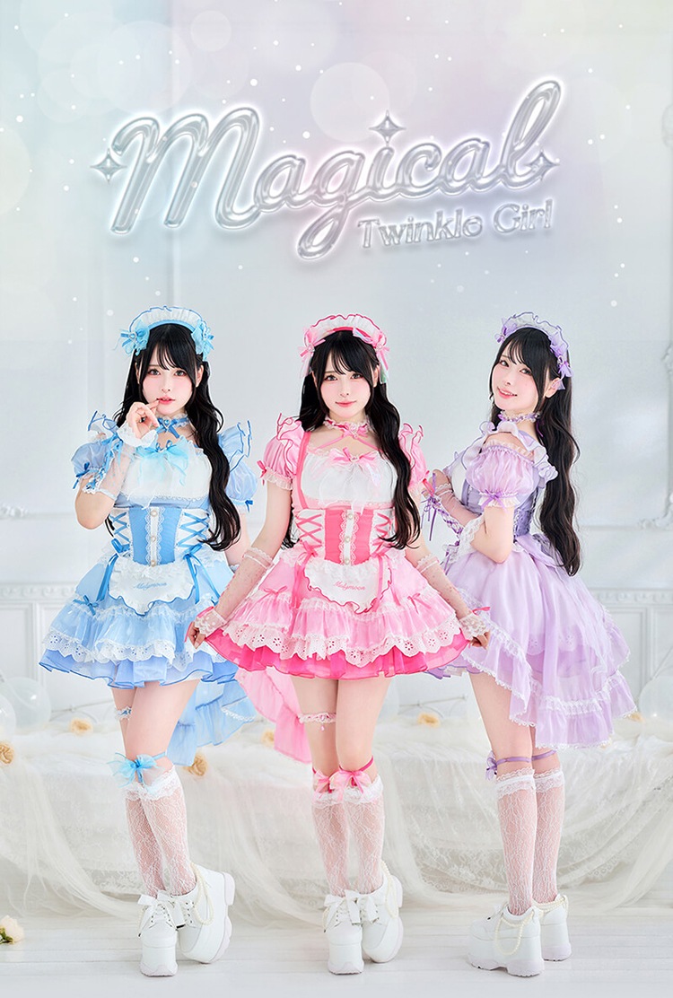 予約】【Mumei着用】-魔法少女-トゥインクルシフォンキャンディ