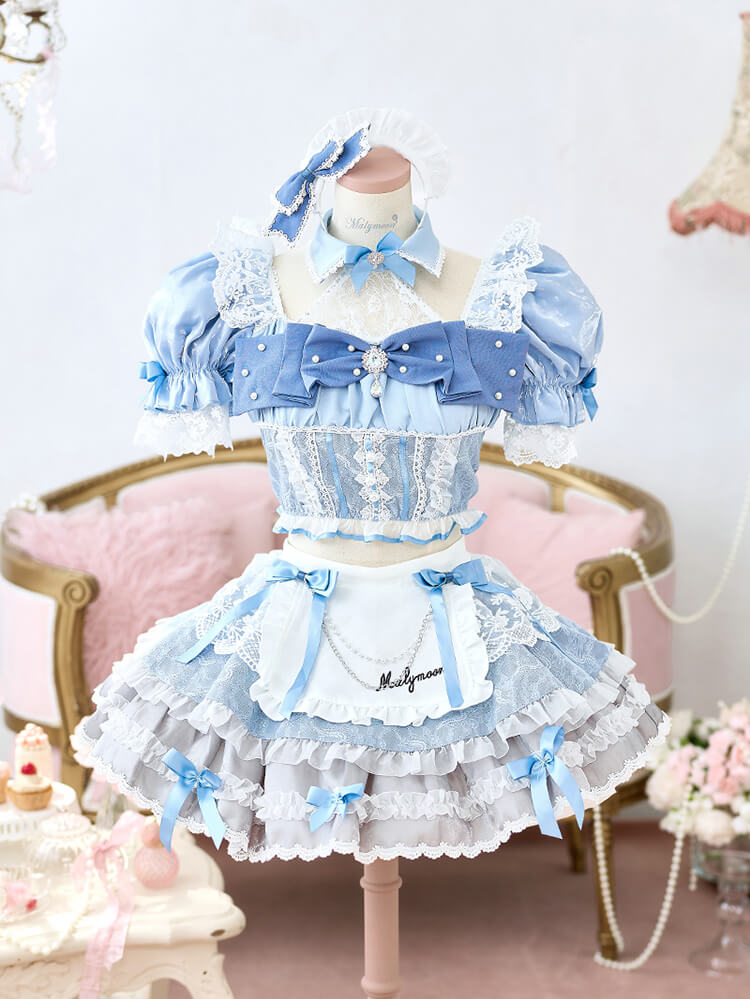 グロウパールブルームメイド Malymoon マリームーン コスプレ 即日発送】【iLiFE!真守みゅう着用】グロウパールブルームメイド