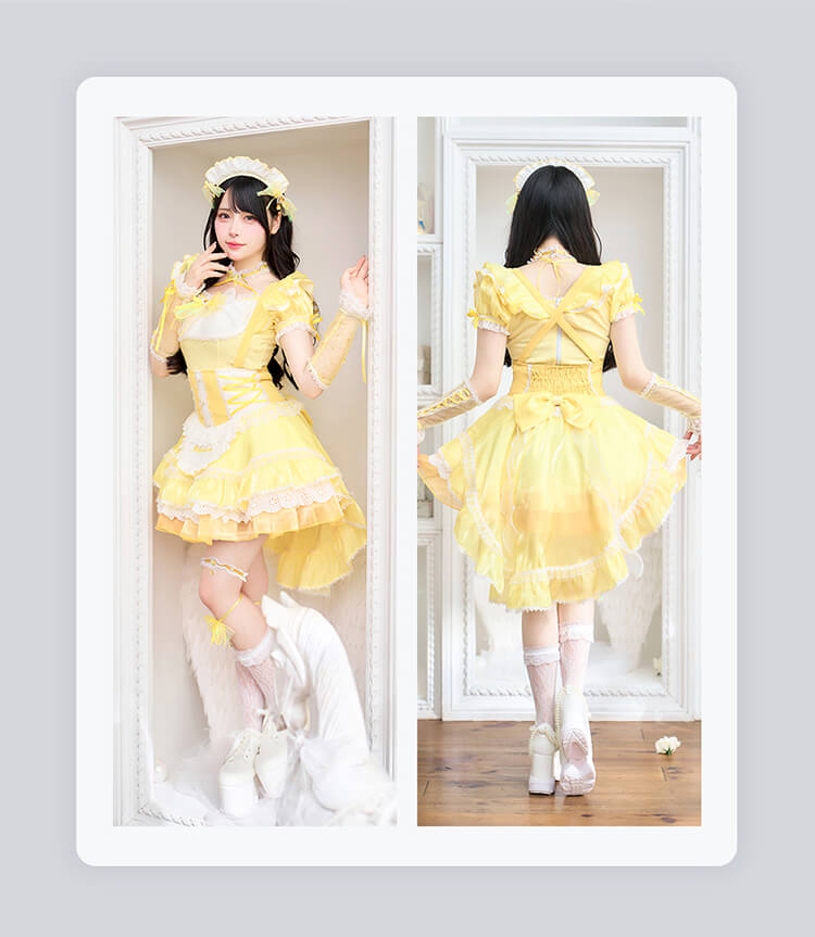 即日発送】【Mumei着用】-魔法少女-トゥインクルシフォンキャンディ