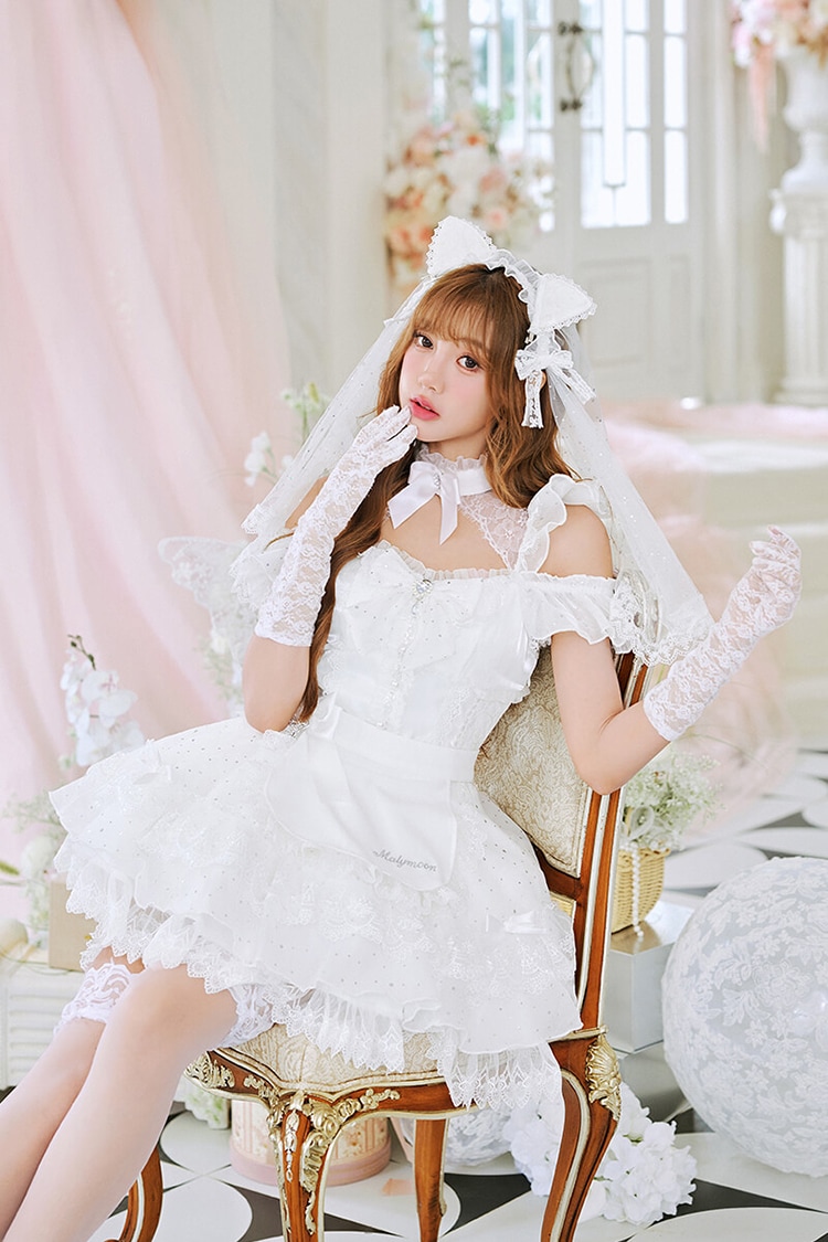 Malymoon マリームーンブライダル ウェディングドレス コスプレ SMサイズは予約】ブライドクチュールキャットドレス《オリジナル
