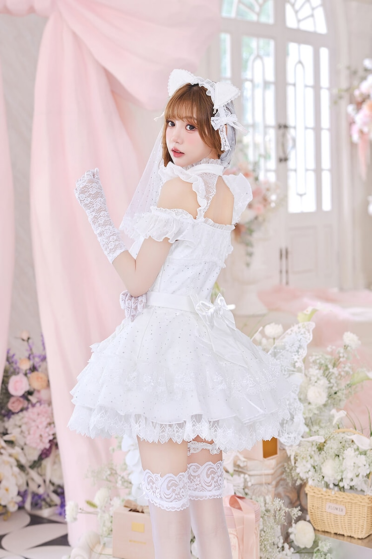 Malymoon マリームーン コスプレ 猫耳 花嫁 天使 ドレス 予約】ブライドクチュールキャットドレス《オリジナルコスプレ11点