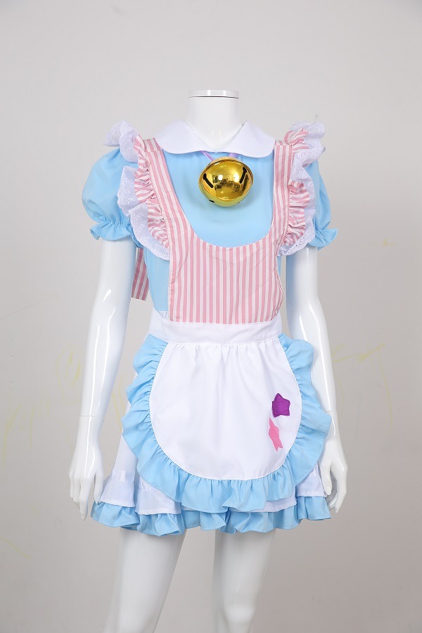 【取り寄せ】【レビュー投稿で白ニーハイプレゼント】完全受注オーダー高級メイド服《かわいいコスプレ4点セット》【odr8127】