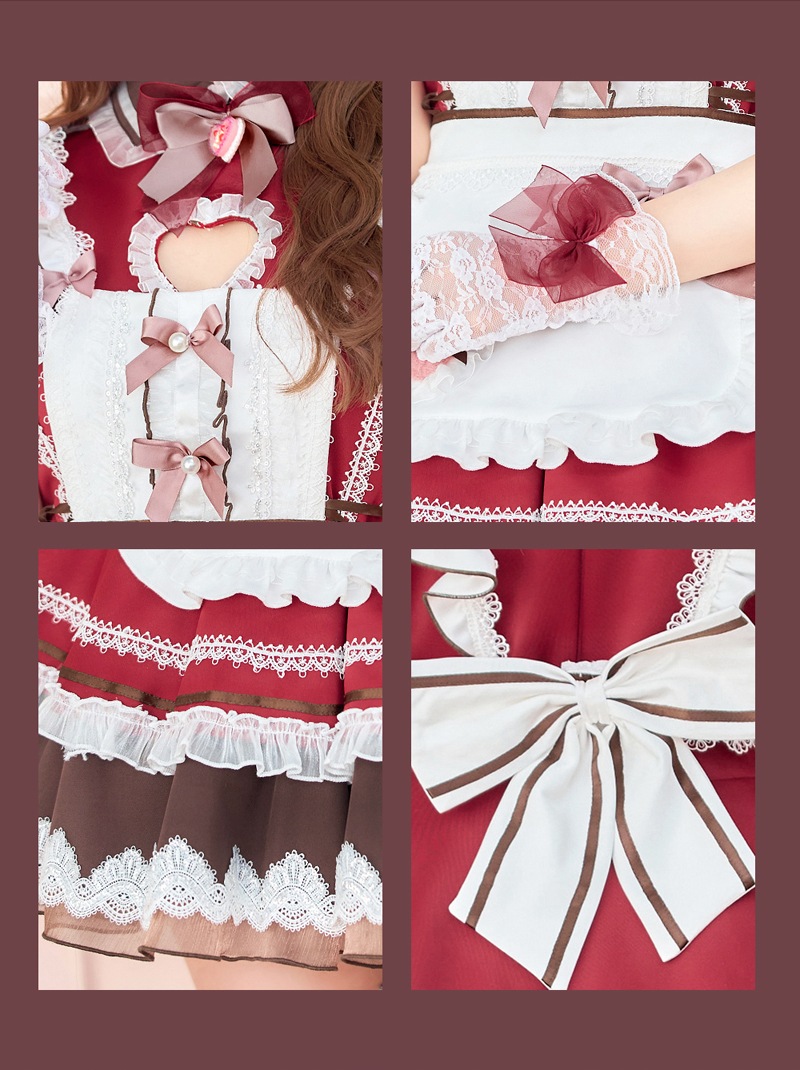 即日発送】【景井ひな着用】ハートインメルティリボンメイド