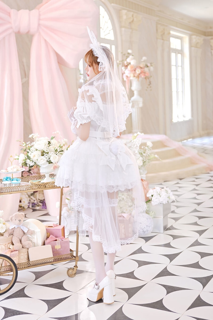 即日発送】シャンデリアバニーブライド《オリジナルコスプレ12点セット