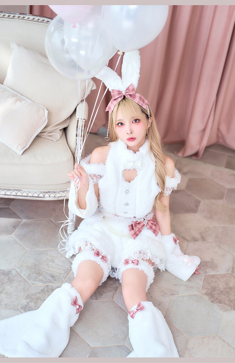 【即日発送】ベイビーハートボアバニー《ハロウィンコスプレ15点セット》【Malymoon/マリームーン】【CS26074-2】