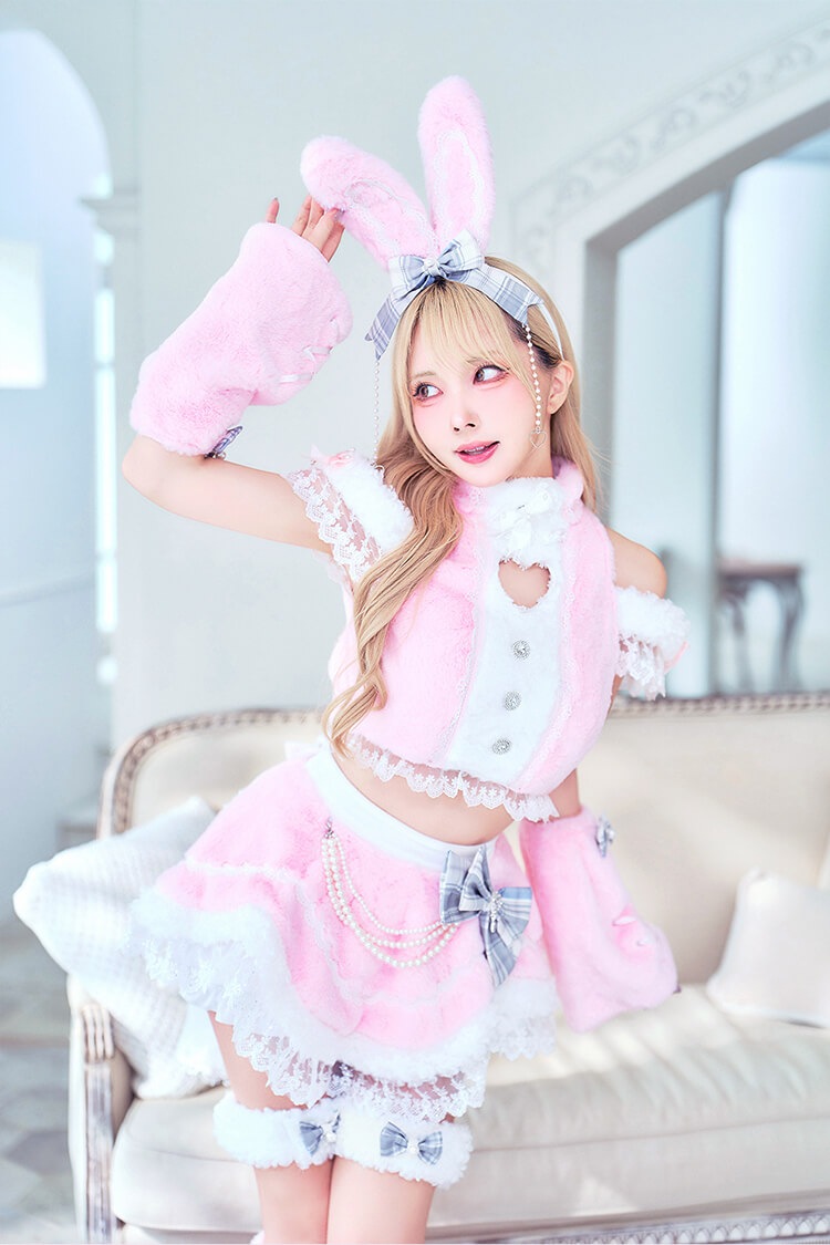 【即日発送】ベイビーハートボアバニー《ハロウィンコスプレ15点セット》【Malymoon/マリームーン】【CS26074-2】