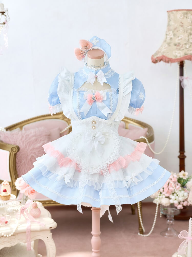 【即日発送】【iLiFE!真守みゅう着用】エーテルトーンリボンナース《ハロウィンコスプレ14点セット》【Malymoon/マリームーン】【CS26063-3】