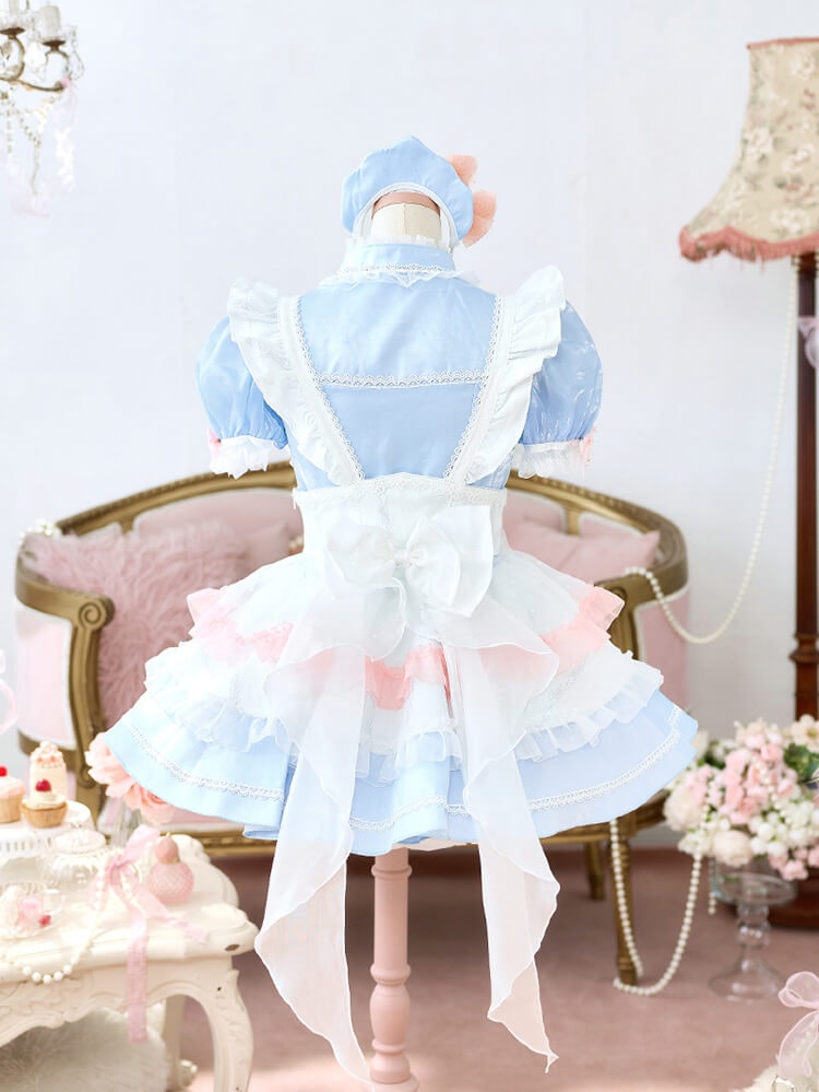 【即日発送】【iLiFE!真守みゅう着用】エーテルトーンリボンナース《ハロウィンコスプレ14点セット》【Malymoon/マリームーン】【CS26063-3】