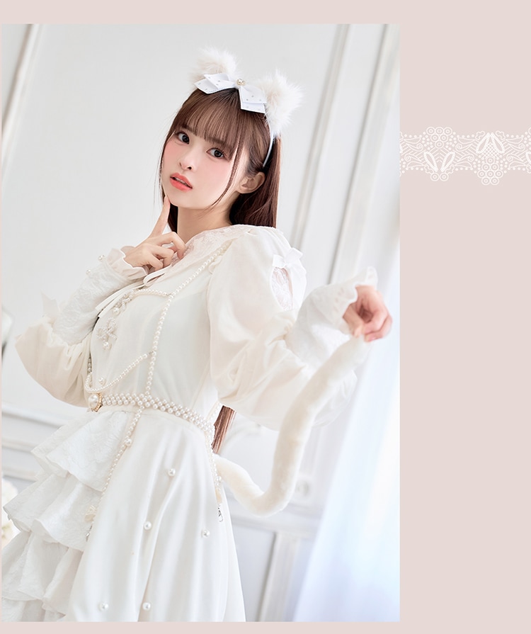 【即日発送】【藤咲凪着用】ピュアパールリリーキャット《ハロウィンコスプレ9点セット》【Malymoon/マリームーン】【10268】
