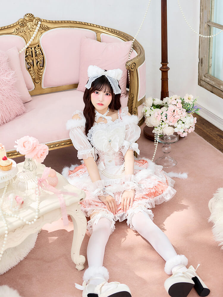 【即日発送】【iLiFE!真守みゅう着用】ラブモードプリンセスキャット《ハロウィンコスプレ13点セット》【Malymoon/マリームーン】【CS26065-3】
