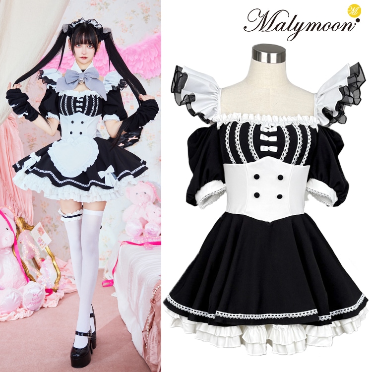 【※訳あり品※】【即納】ラブデコレイトミャオメイド《オリジナルコスプレ》【Malymoon×HIDOLATRAL THEODOL】【10239-2-wake】