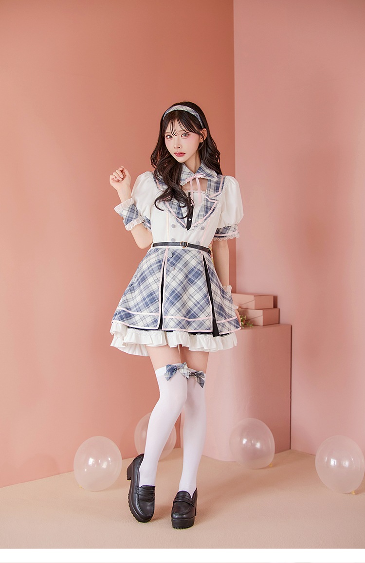 【即日発送】リボンロイヤルスクールコスチューム《ハロウィンコスプレ8点セット》【Malymoon/マリームーン】【CS25118】