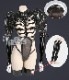 ブラック骸骨メイド《かわいいコスプレ4点セット》【歪萌舎/WAI MENG SHE】【6135】|歪萌舎（WAI MENG SHE）|全てのコスチューム(all costume)