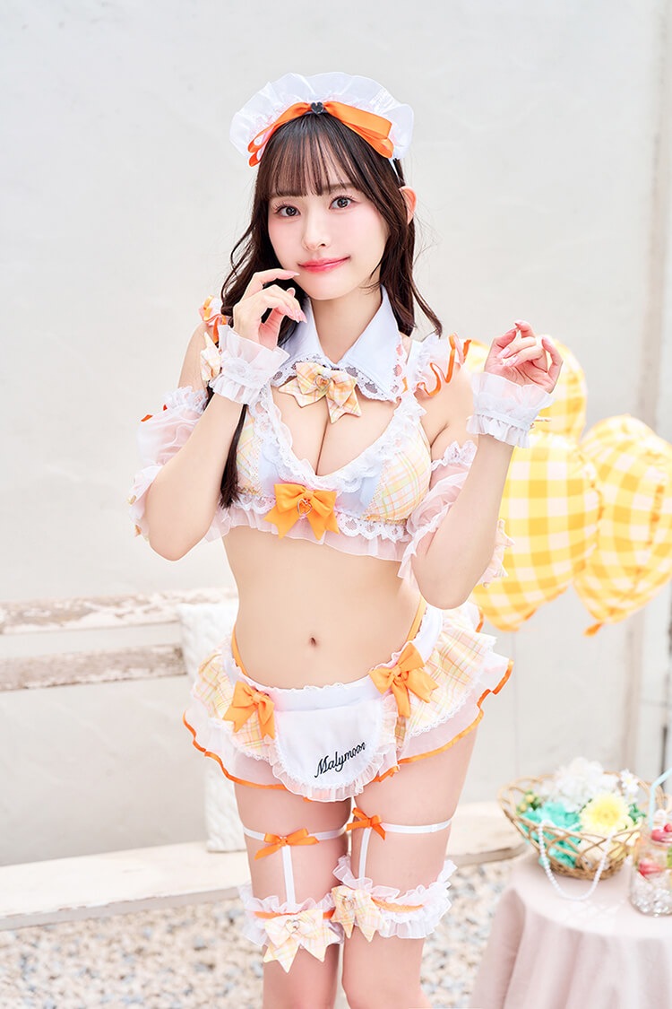 【即日発送】フリルチェックアラモードビキニ《レディース水着11点セット》【Malymoon/マリームーン】【SW25001】