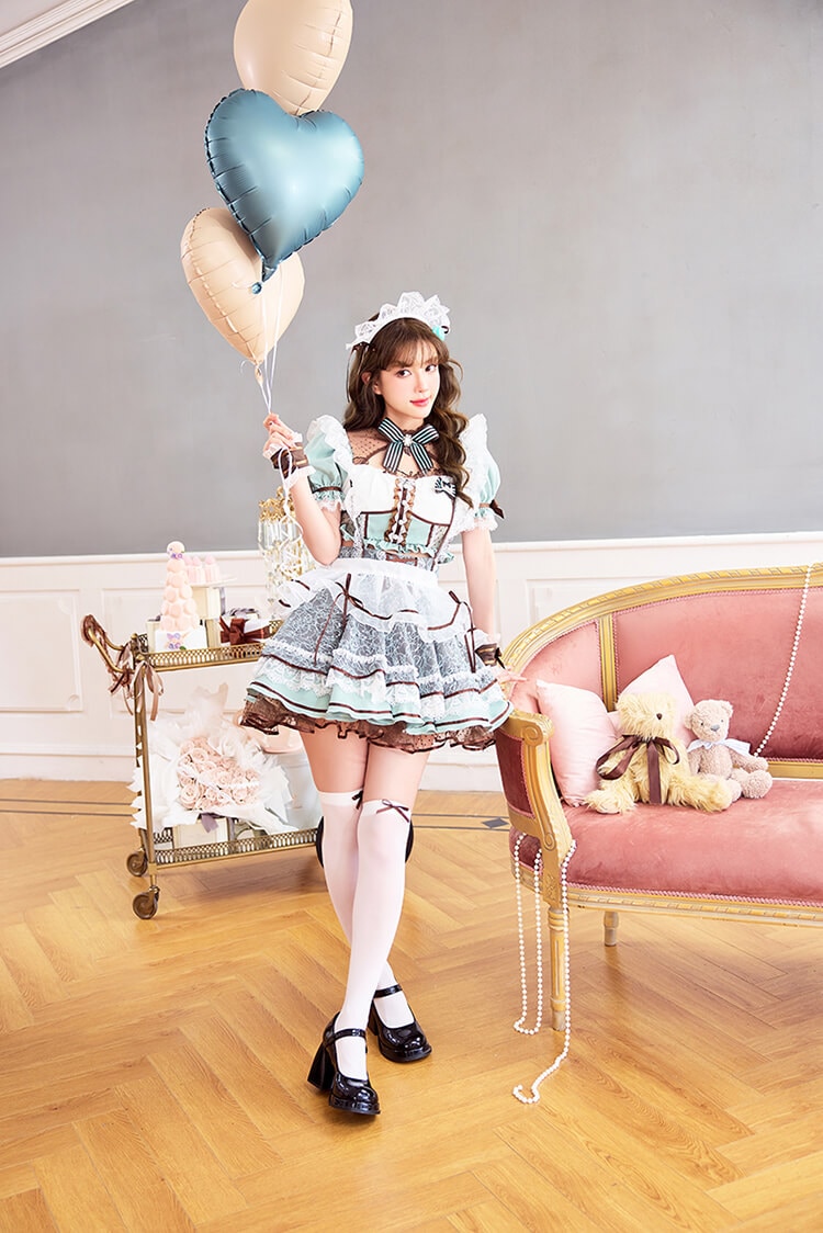 シュガーフルールメルティチョコミントメイド【Malymoon/マリームーン】 即日発送】チョコミントスイートメイド《ホワイトデーコスプレ10点