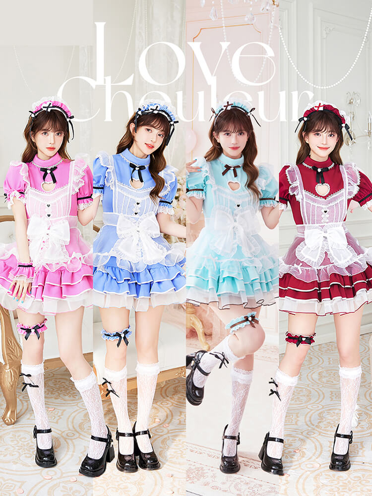 一部予約】ラブチュールハートメイド 《オリジナルコスプレ9点セット