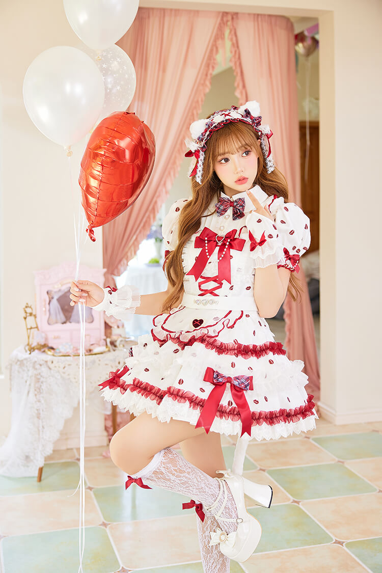 【予約-8月中旬より順次発送予定】ラブリップキャットメイド《ハロウィンコスプレ11点セット》【Malymoon/マリームーン】【CS26058-2】