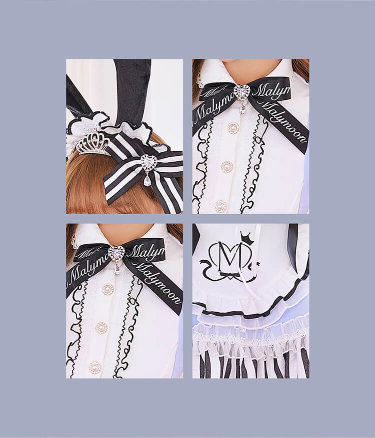 【即日発送】【沖縄コレクション着用】アリスプリンセスバニー《ハロウィンコスプレ14点セット》【Malymoon/マリームーン】【CS26099】