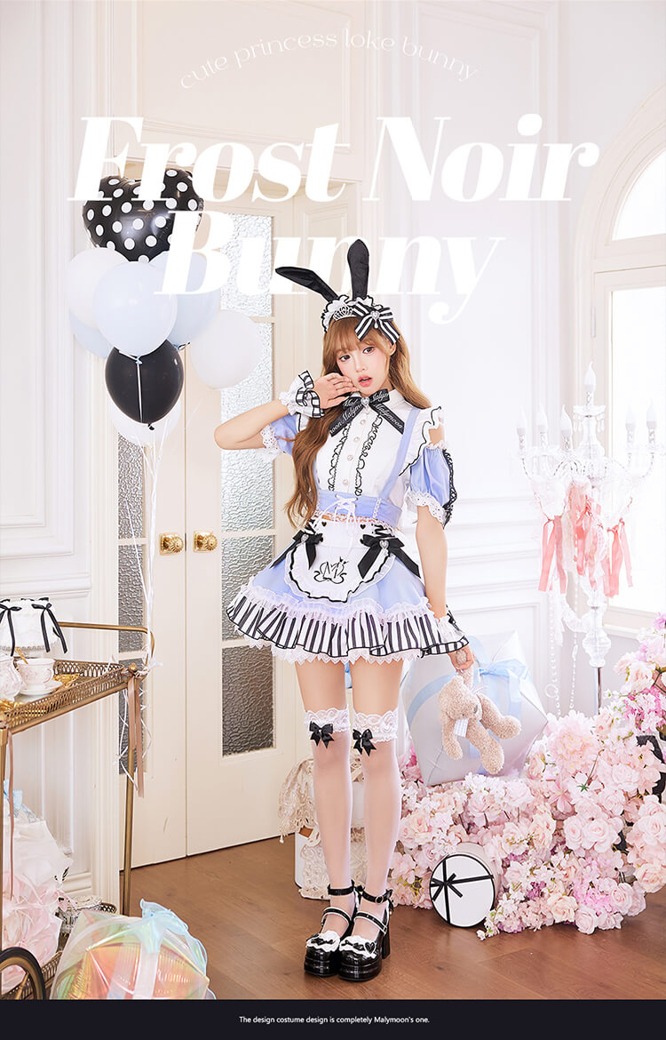 【即日発送】【沖縄コレクション着用】アリスプリンセスバニー《ハロウィンコスプレ14点セット》【Malymoon/マリームーン】【CS26099】