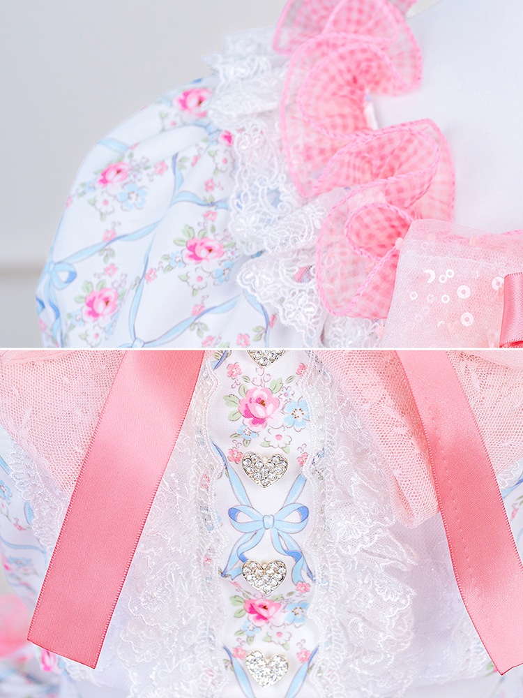 【2～5営業日で発送】【セレモニーコスチューム】プリズムロゼットフリルドレス【Malymoon/マリームーン】【CC26047】
