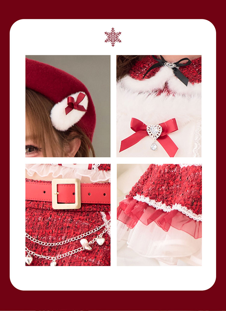 1～3営業日で発送】【姫宮まほれコラボ】フレーズツイードたれ耳ベレー