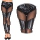 【ネコポス送料無料】ウェットルック×ストレッチメッシュ レギンス【35133】【WT】|ストッキング(stockings)|コスプレ小物