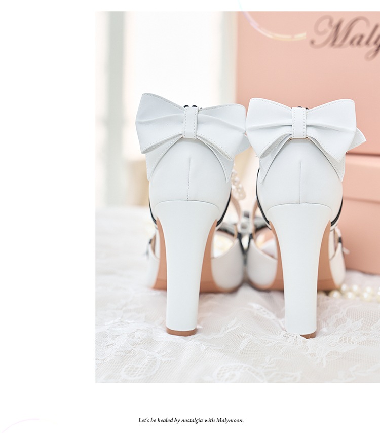 【即日発送】クロスハートオープントゥパンプス《オリジナルコスプレ小物》【Malymoon/マリームーン】【SH25001】【SH25002】