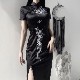 私服系チャイナドレスブラック《かわいいコスプレ1点セット》【Malymoon/マリームーン】【2708】|私服系チャイナドレス|全てのコスチューム(all costume)