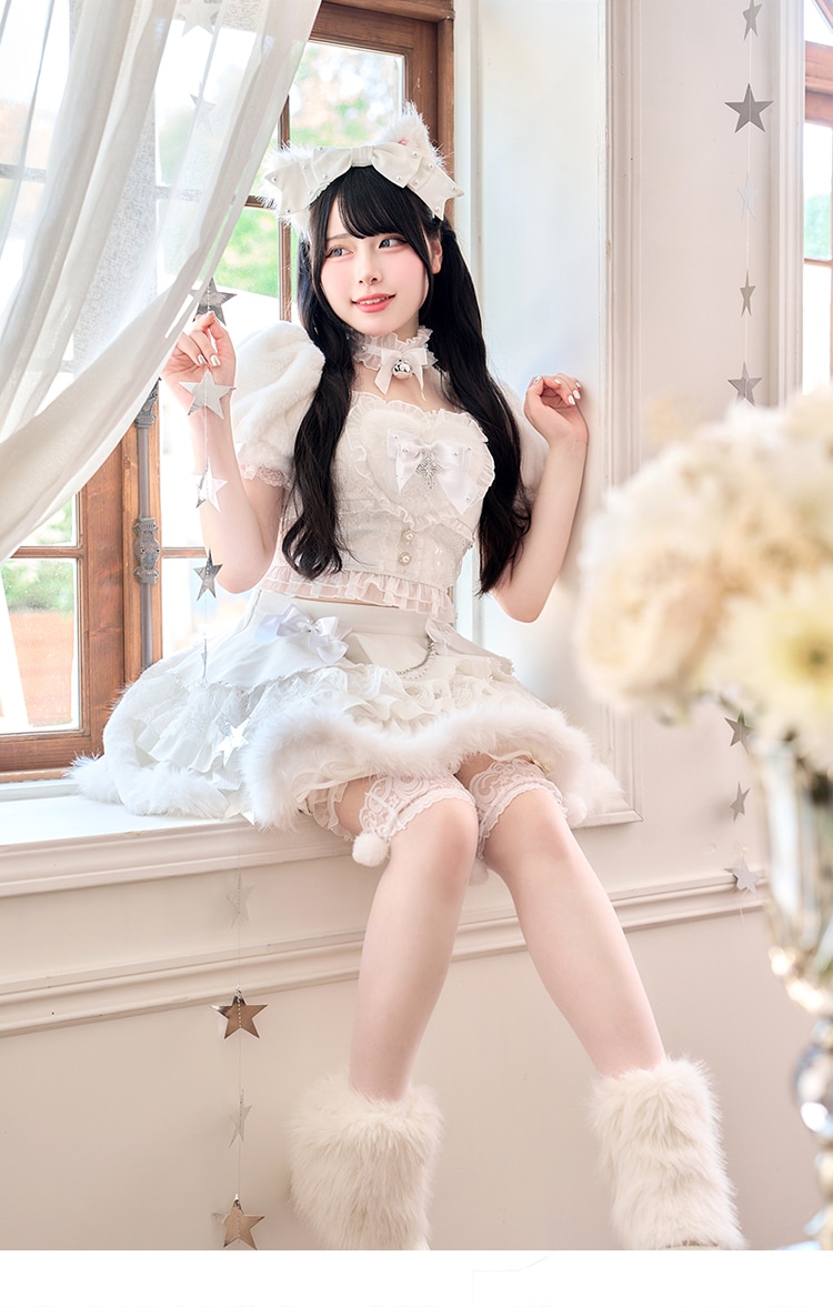 【予約-12月上旬頃より順次発送予定】【沖縄コレクション着用】【Mumei着用】ハートフルールキャット《オリジナルコスプレ12点セット》【Malymoon/マリームーン】【CS25020-3】