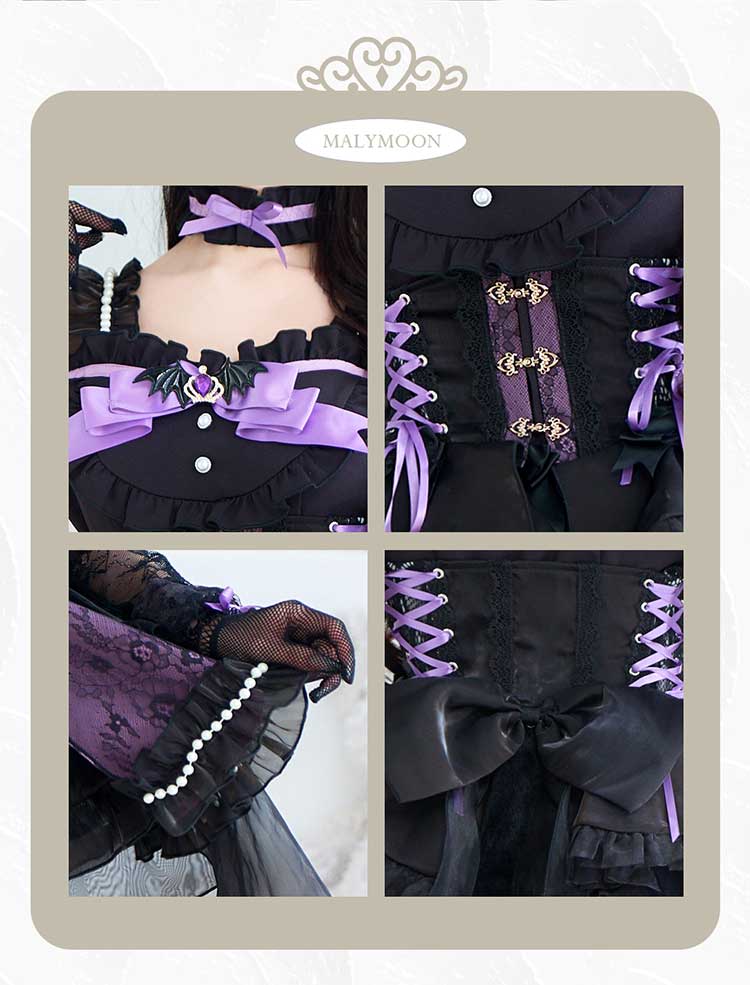 【即日発送】【佐藤ノア&中村里砂着用】ツインプリンセスキャットドレス《オリジナルコスプレ15点セット》【Malymoon/マリームーン】【CS25218】