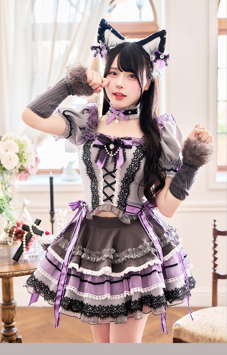 【即日発送】【沖縄コレクション着用】【Mumei着用】ヴィクトリアンシャトーウルフ《オリジナルコスプレ9点セット》【Malymoon/マリームーン】【CS25027-2】