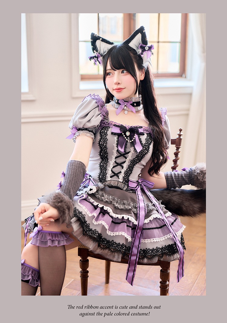 【即日発送】【沖縄コレクション着用】【Mumei着用】ヴィクトリアンシャトーウルフ《オリジナルコスプレ9点セット》【Malymoon/マリームーン】【CS25027-2】