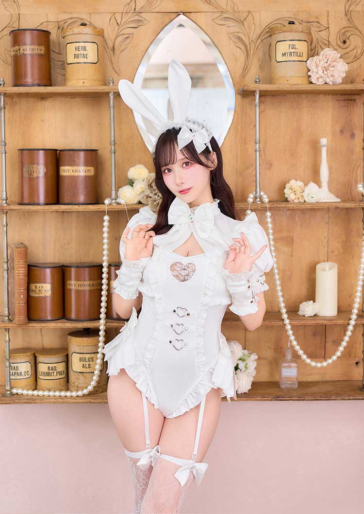 即日発送】モードハートレオタードバニー《オリジナルコスプレ11点