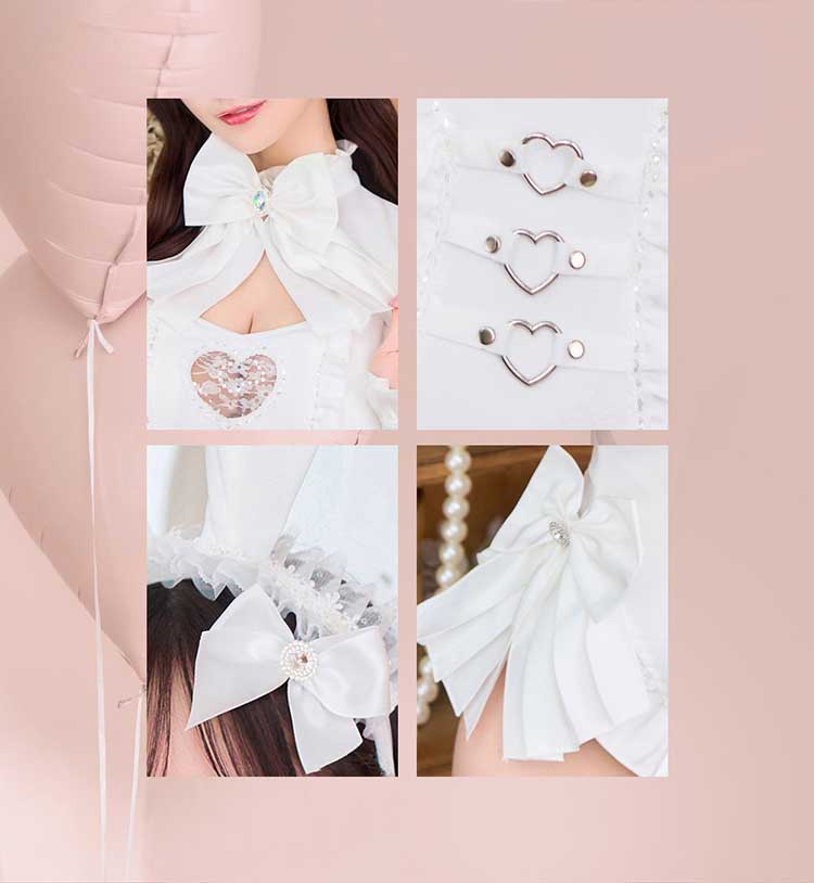 【即日発送】モードハートレオタードバニー《オリジナルコスプレ11点セット》【Malymoon/マリームーン】【CS25217】