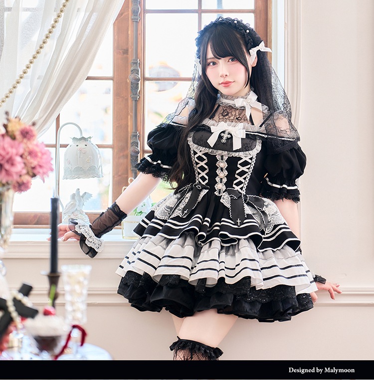 【即日発送】【沖縄コレクション着用】【Mumei着用】クロスリュミエールシスター《オリジナルコスプレ6点セット》【Malymoon/マリームーン】【CS25034-2】