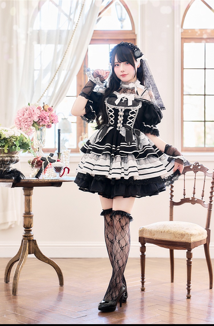 【即日発送】【沖縄コレクション着用】【Mumei着用】クロスリュミエールシスター《オリジナルコスプレ6点セット》【Malymoon/マリームーン】【CS25034-2】