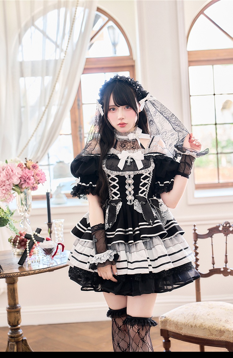 【即日発送】【沖縄コレクション着用】【Mumei着用】クロスリュミエールシスター《オリジナルコスプレ6点セット》【Malymoon/マリームーン】【CS25034-2】