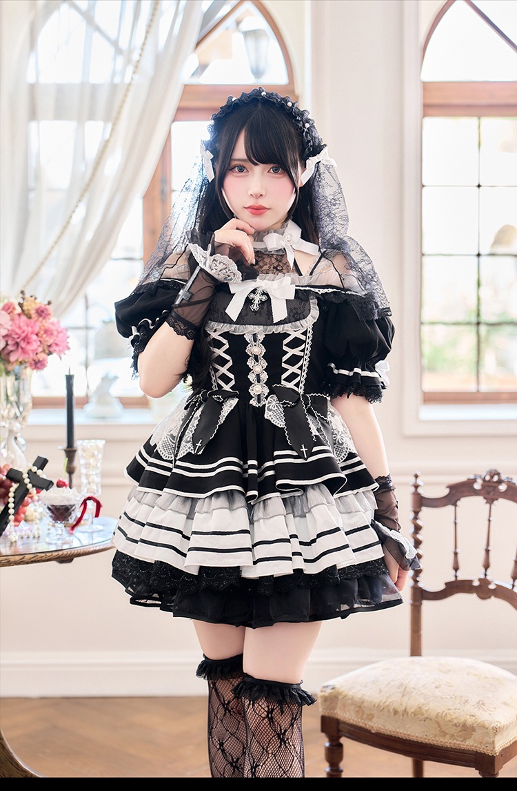 【即日発送】【沖縄コレクション着用】【Mumei着用】クロスリュミエールシスター《オリジナルコスプレ6点セット》【Malymoon/マリームーン】【CS25034-2】