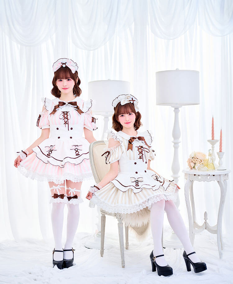 【予約】【小野緑着用】パレットショコラキャンディメイド《オリジナルコスプレ9点セット》【Malymoon/マリームーン】【CS25134-2】