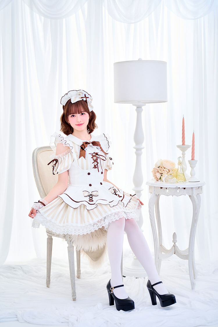 【予約】【小野緑着用】パレットショコラキャンディメイド《オリジナルコスプレ9点セット》【Malymoon/マリームーン】【CS25134-2】