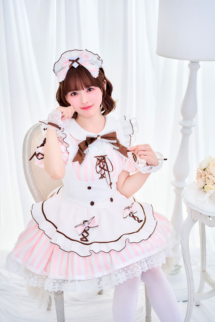 【予約】【小野緑着用】パレットショコラキャンディメイド《オリジナルコスプレ9点セット》【Malymoon/マリームーン】【CS25134-2】