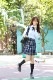 【odr】JK制服/チェック柄女子高生コスプレ《ハロウィンコスプレ3点セット》【Malymoon/マリームーン】【odr8201】|女子高生・制服(school-uniform)|全てのコスチューム(