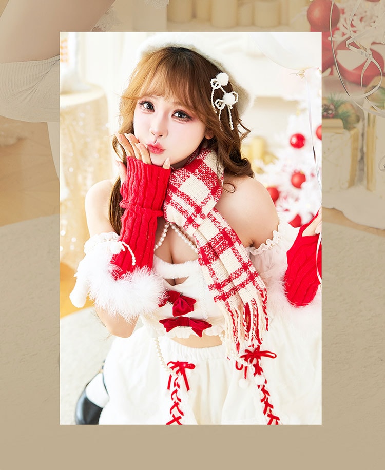 Malymoon ノエルシャルムスノーガール 即日発送】ノエルシャルムスノーガール《クリスマスコスプレ10点セット