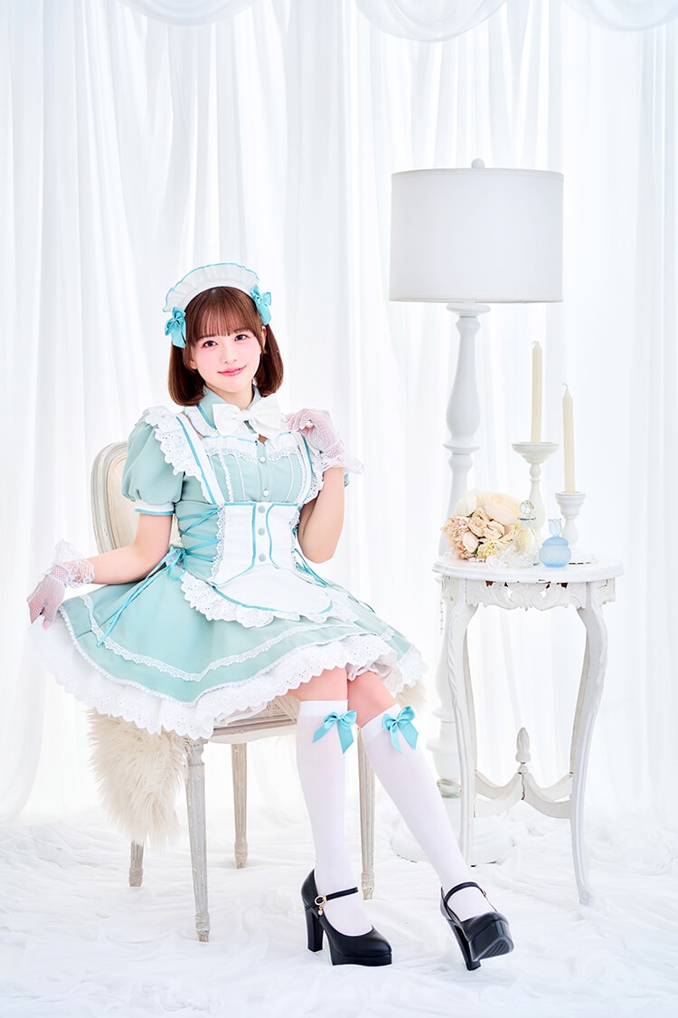 【即日発送】【小野緑着用】アンティークレースブランシュメイド《オリジナルコスプレ8点セット》【Malymoon/マリームーン】【CS25191-2】