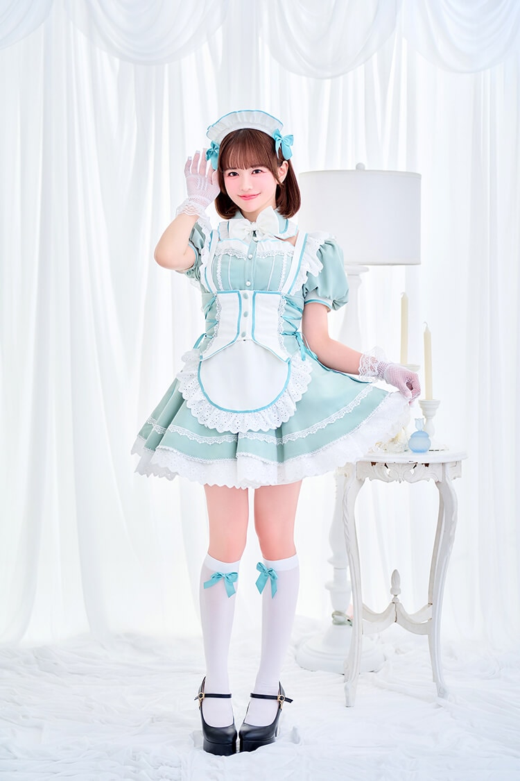 【即日発送】【小野緑着用】アンティークレースブランシュメイド《オリジナルコスプレ8点セット》【Malymoon/マリームーン】【CS25191-2】