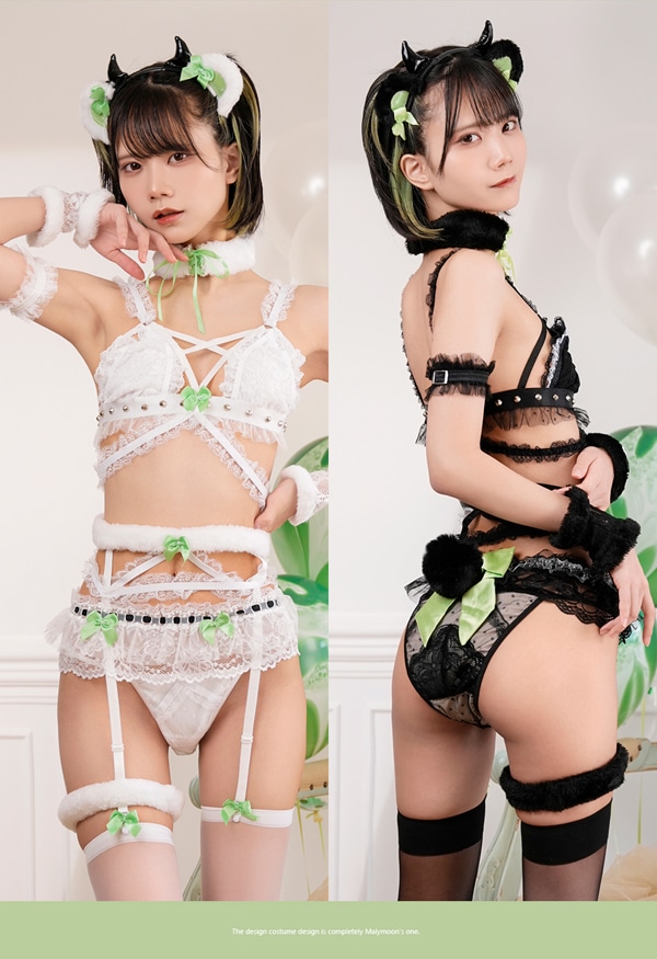 【即納】コスホリック+Malymoon サキュバスベア ver.CH《セクシーランジェリー11点セット》【Malymoon/マリームーン】【s9608-3】