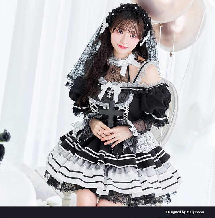 【即日発送】【沖縄コレクション着用】【藤咲凪着用】クロスリュミエールシスター《オリジナルコスプレ6点セット》【Malymoon/マリームーン】【CS25034】