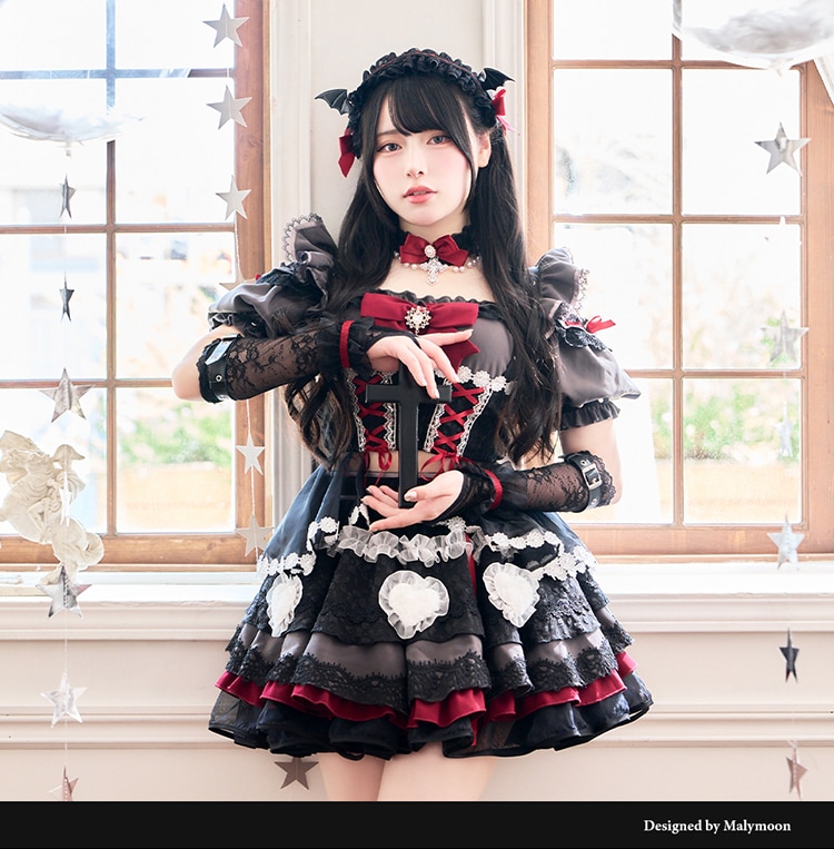 バブルハートドーリーデビル　コスプレ14点セットMalymoon/マリームーン 即日発送】【沖縄コレクション着用】【佐藤ノア着用】バブル