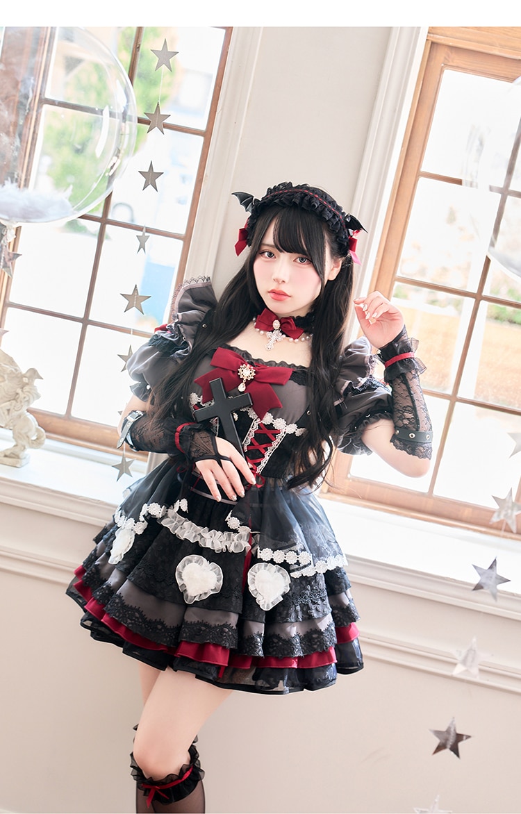 バブルハートドーリーデビル　コスプレ14点セットMalymoon/マリームーン 即日発送】【沖縄コレクション着用】【Mumei着用】バブルハート