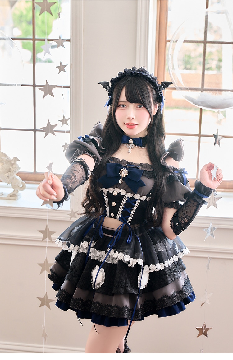 バブルハートドーリーデビル　コスプレ14点セットMalymoon/マリームーン 即日発送】【沖縄コレクション着用】【Mumei着用】バブルハート